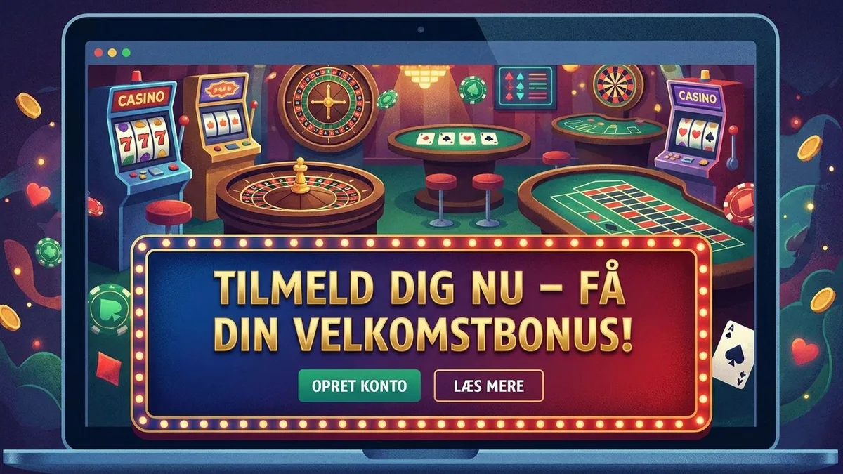 Tilmeld dig med bonus
