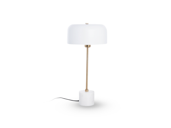 Sofillia bordlampe med hvid marmor H53 cm